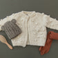 Popcorn Cardigan, Cream | Sweater