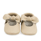 Knot Moccasins - Genuine Leather Baby Shoes (Latte)