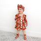 Auburn PEPLUM SET Fall Floral Outfit (runs big!)