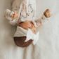 Baby Bling® Trimmed Classic Knot headband: white lace