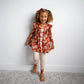 Auburn PEPLUM SET Fall Floral Outfit (runs big!)