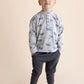 Organic Henley Tee - Airplanes