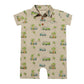 MOLOKAI Printed Romper- Grey Campervan