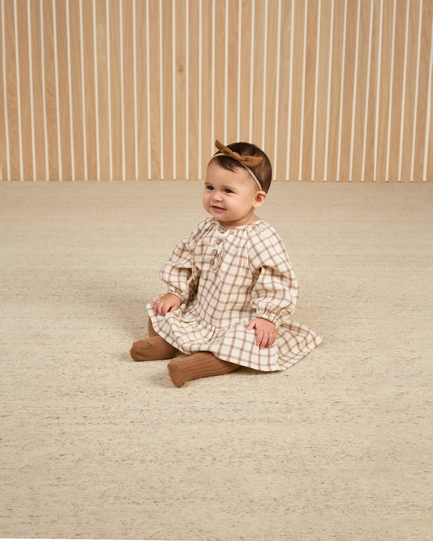 Lany Dress Cinnamon Plaid