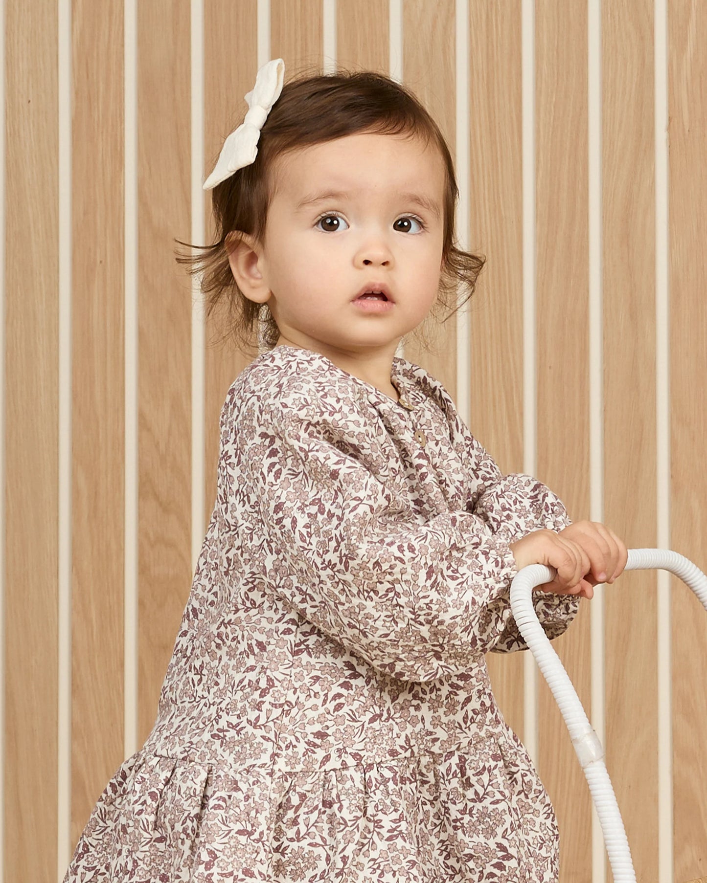 Lany Dress Muave Ditsy