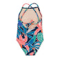 Cross Back one piece swimsuit- Turaco Palms