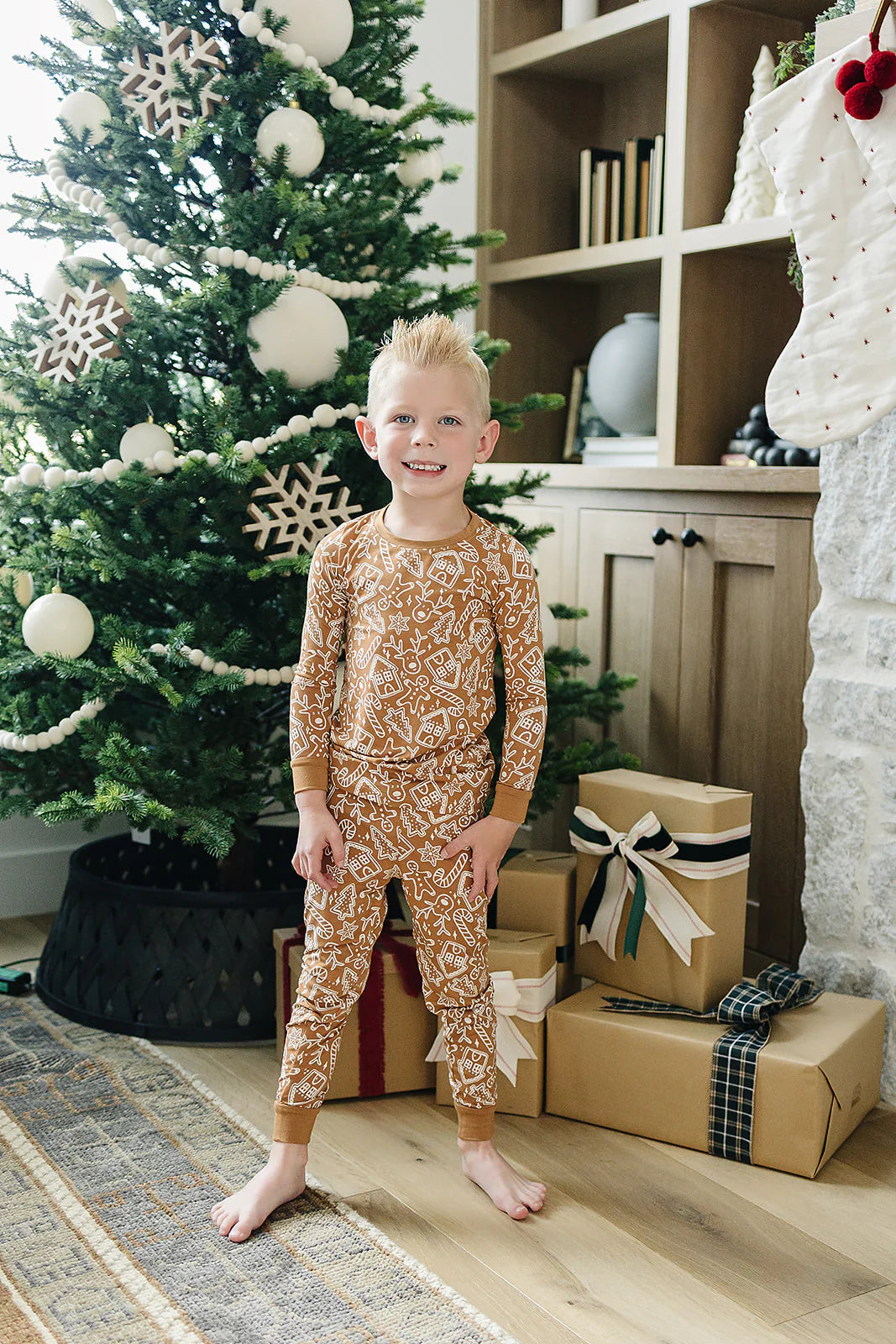 Gingerbread Two Piece Pajamas