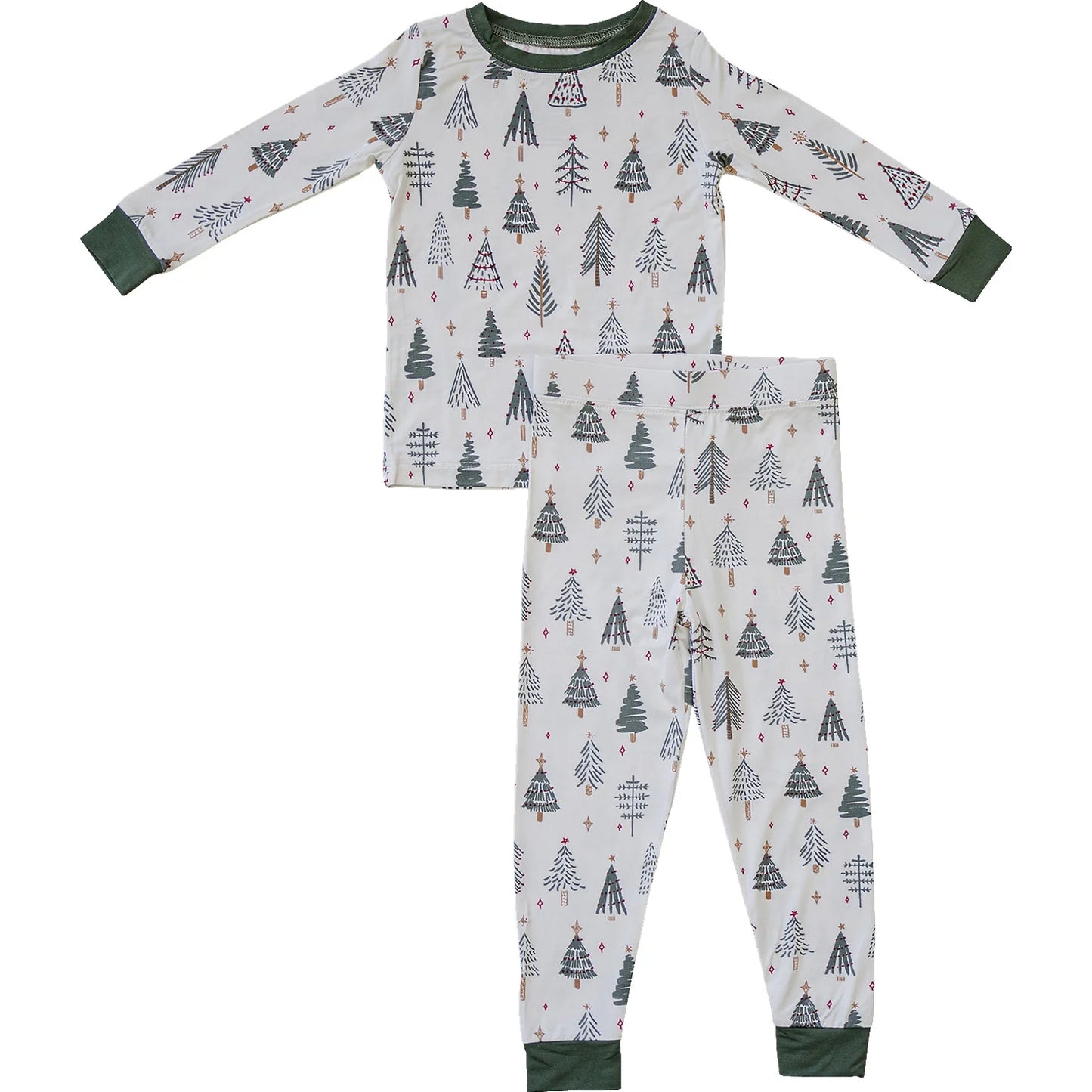 Christmas Tree Two Piece Pajamas