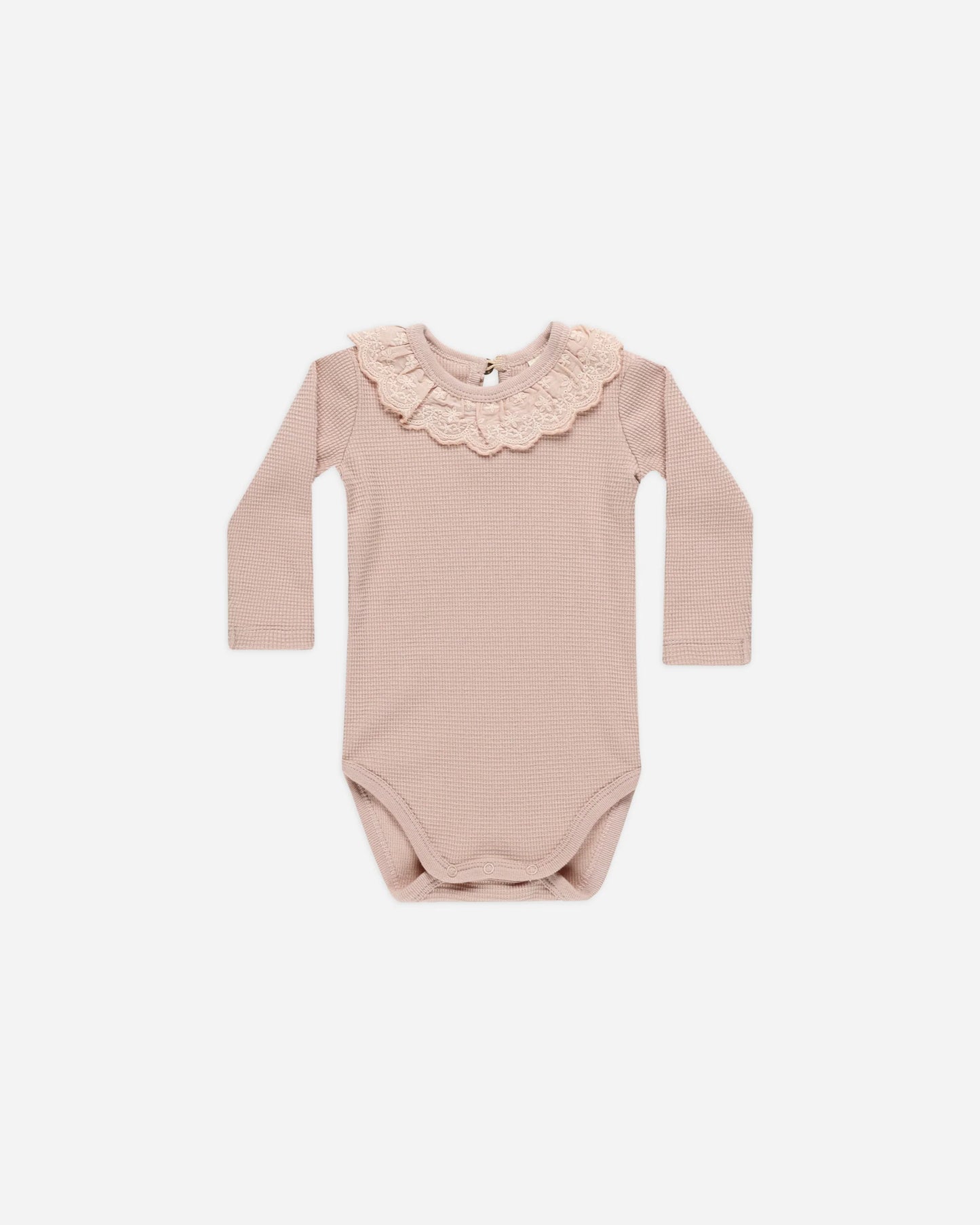 Ruffle Collar Bodysuit Blush