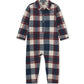 Collared Baby Romper- Cappadocia Plaid