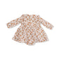 Prairie Calico - Ruffle L/s Bubble W/ Skirt