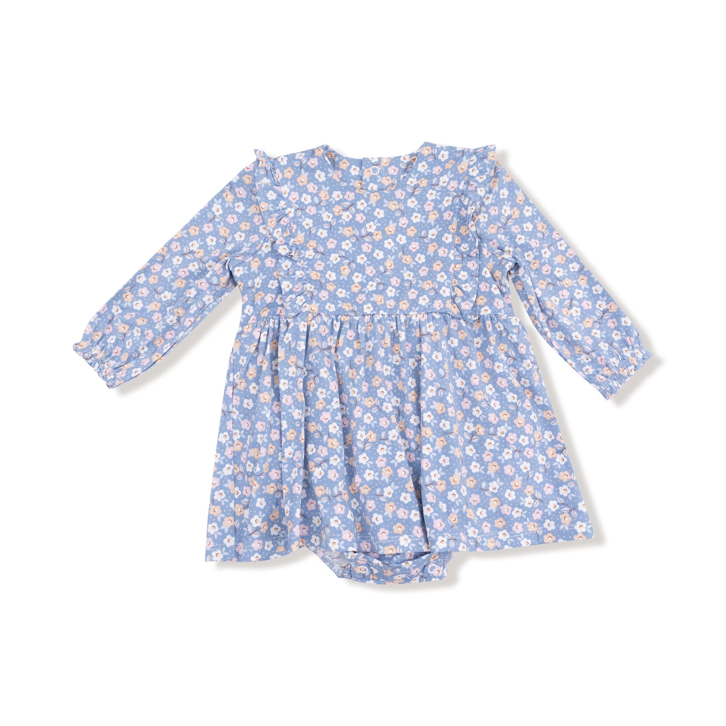 Country Calico - Ruffle L/s Bodysuit Dress