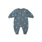 Relaxed Fleece Jumpsuit || Silver Moons