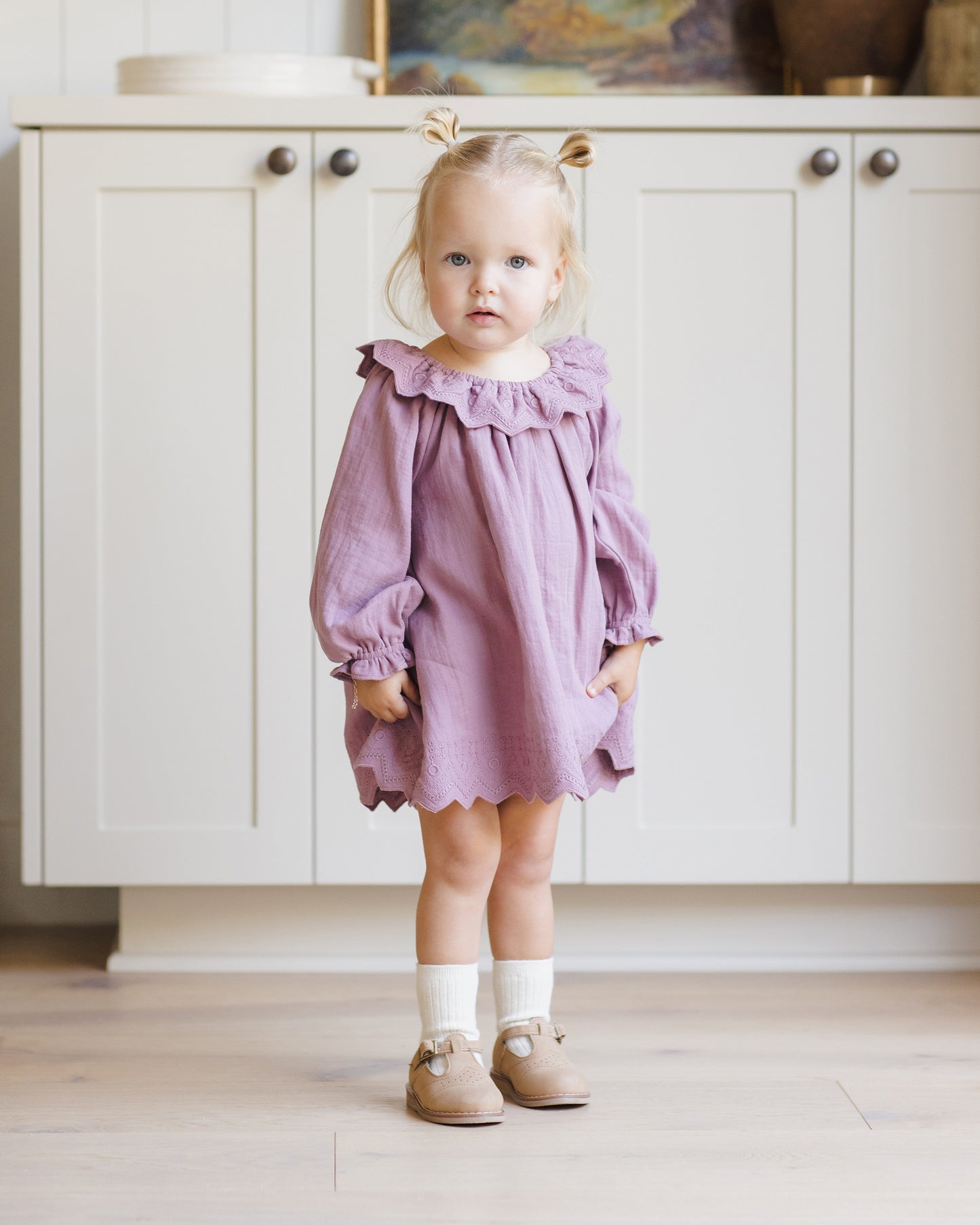 Long Sleeve Isla Dress || Mulberry