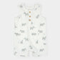 Rhino Print Sleeveless Romper