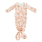 Penny Newborn Knotted Gown- Copper Pearl