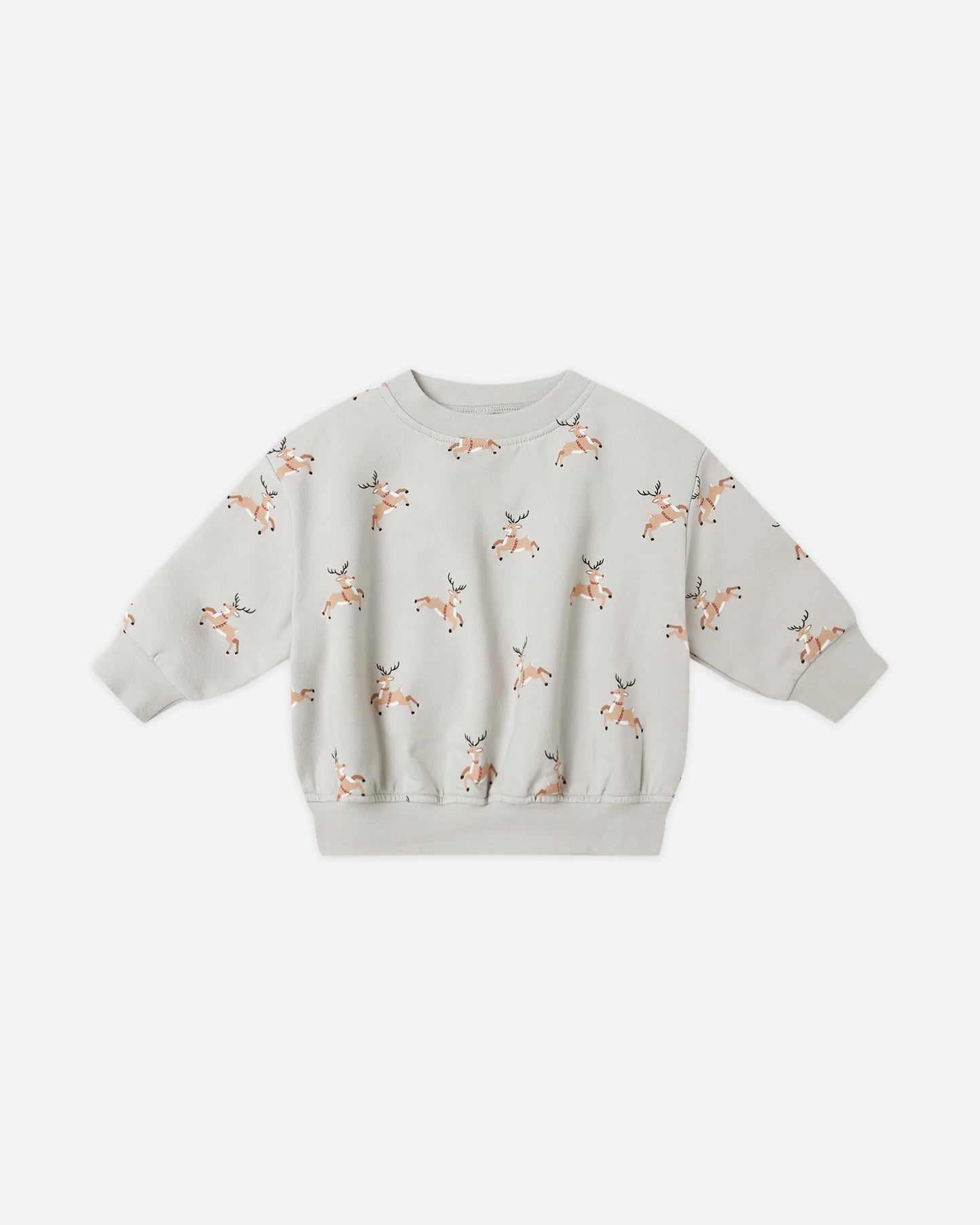 Relaxed Fleece Sweatshirt Reindeer