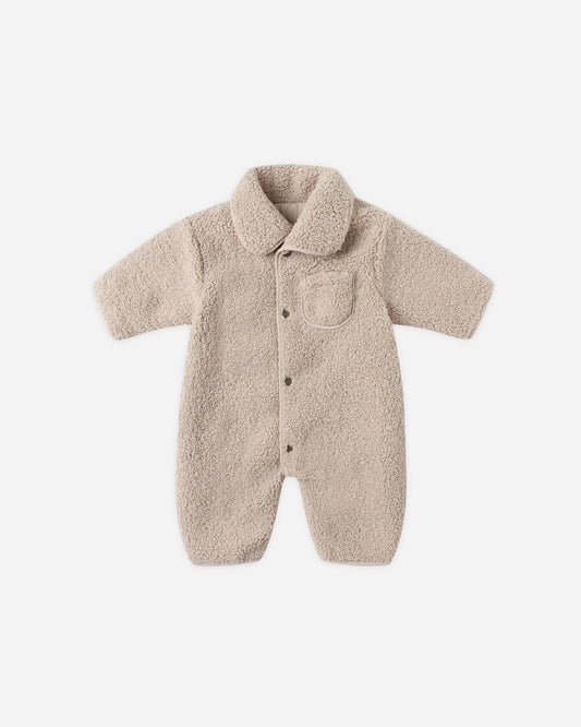 Shearling Jumpsuit - Oat