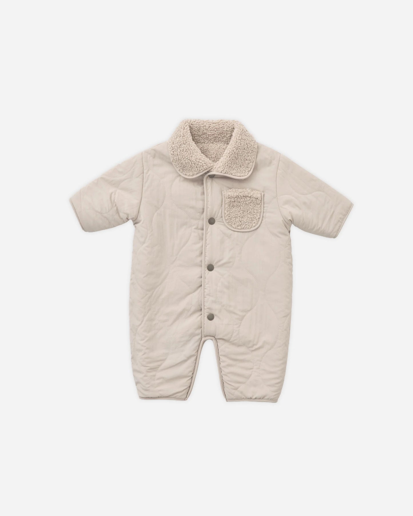 Shearling Jumpsuit - Oat