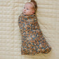Venetian Floral Muslin Swaddle Blanket