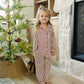 Red Stripes Collared Pajama Set