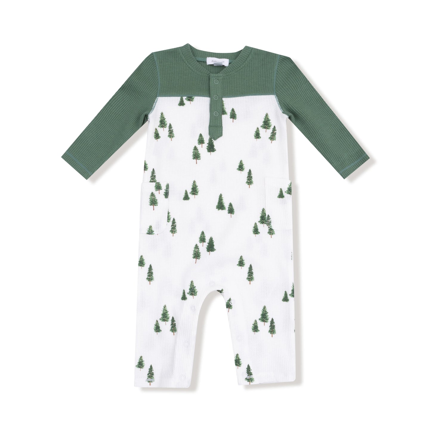 Tiny Forest - Romper W/ Contrast Sleeves