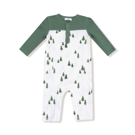 Tiny Forest - Romper W/ Contrast Sleeves