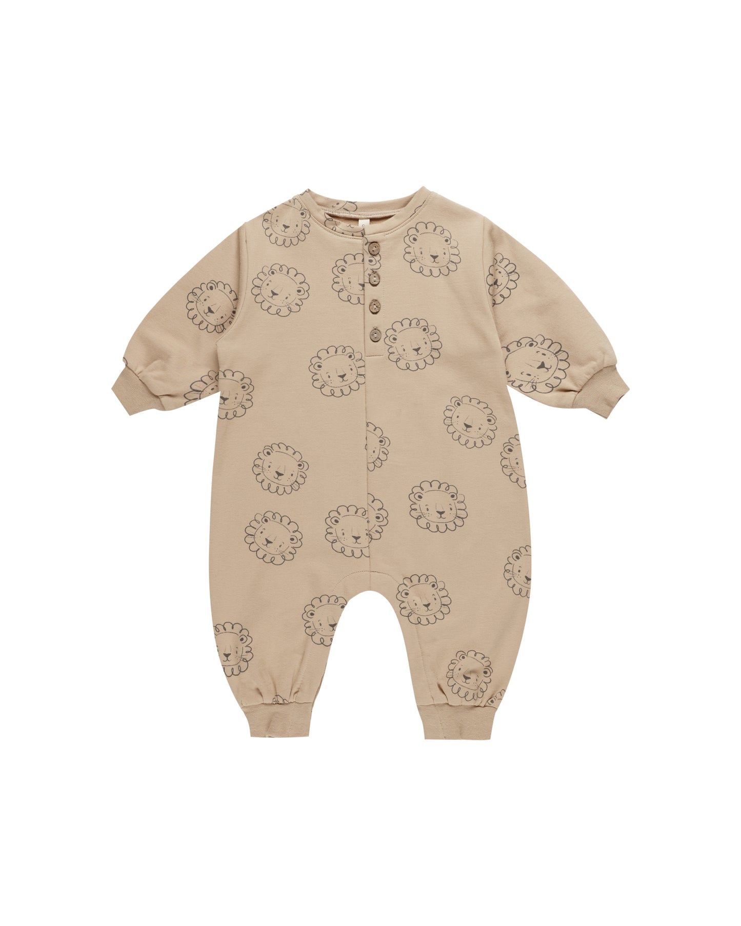 Relaxed Fleece Jumpsuit Lions