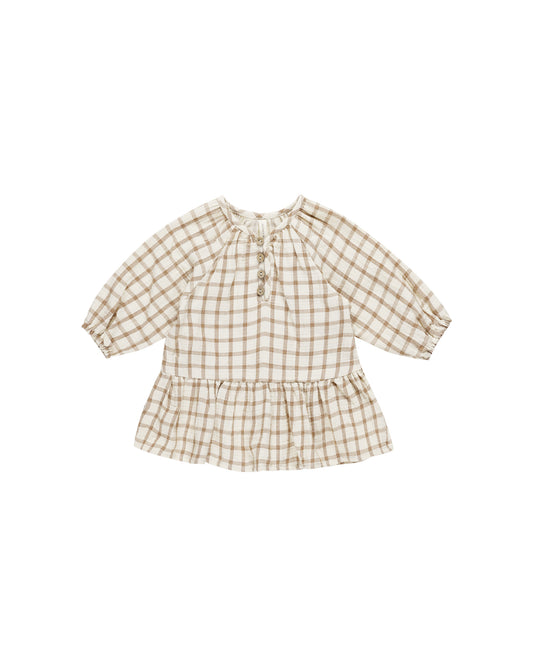 Lany Dress Cinnamon Plaid