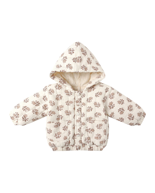 Hooded Woven Jacket || Daylily