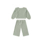 Ruffle Cozy Set || Fern