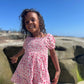 Dehlia Dress in Pink Meadow Flowers