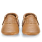 Baby Moccasins - Genuine Leather Baby Shoes (Classic Brown)