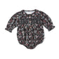 Organic Smocked Bubble Romper - Bohemian Floral