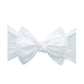 Baby Bling® Trimmed Classic Knot headband: white lace
