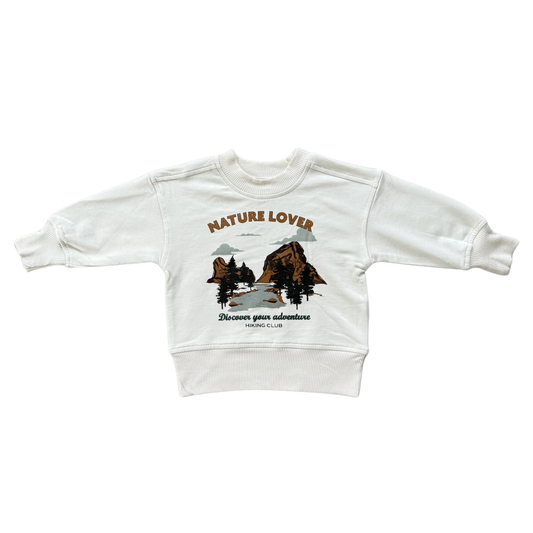 Boxy Sweatshirt: Nature Lover