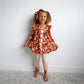 Auburn PEPLUM SET Fall Floral Outfit (runs big!)