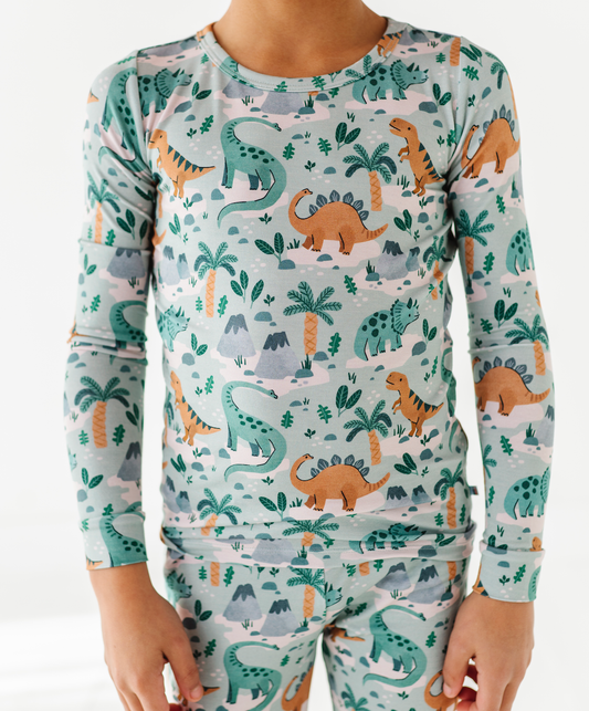 Kids Bamboo Pajamas - Bamboo - Rex
