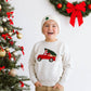 Christmas Truck Patch Sweatshirt - Natural - Boys Clothing