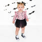 Glitter Bat Halloween Coquette Bow Clip - Hair Bows