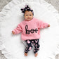 Boo Pink SWEATER Halloween Kids Top