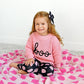 Boo Pink SWEATER Halloween Kids Top