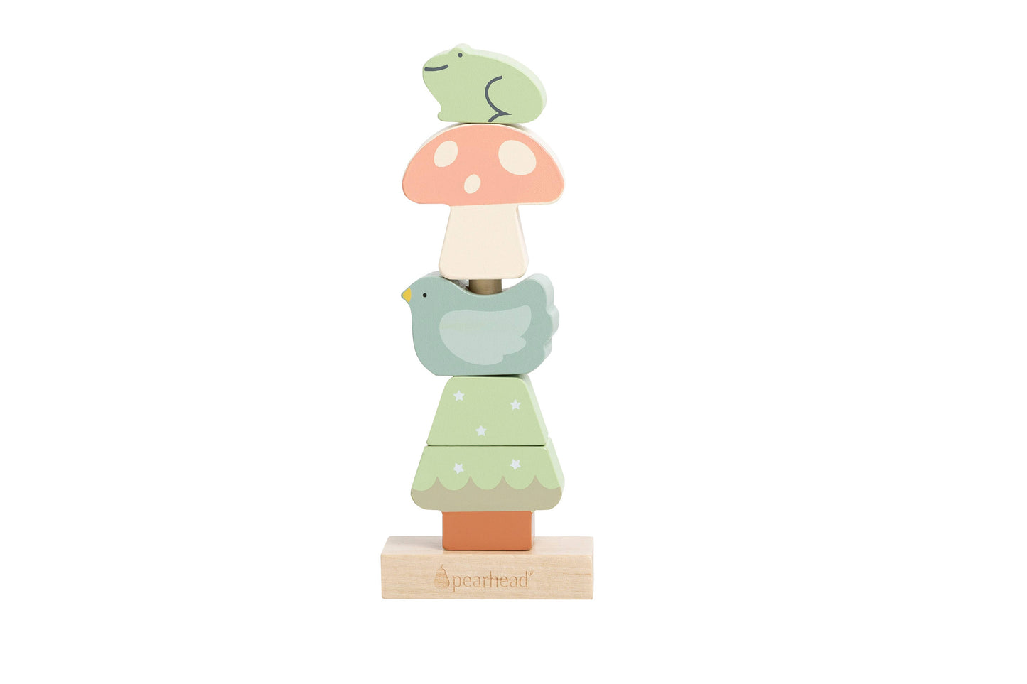 Woodland Wooden Stacking Toy, Developmental Toy