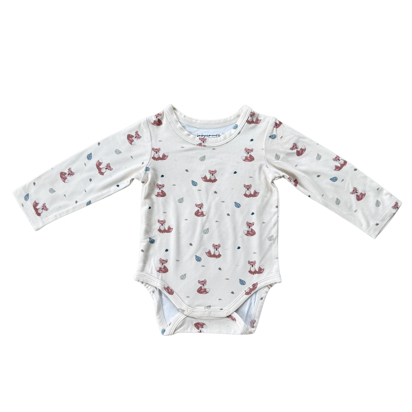 Baby Long Sleeve Bodysuit: Fox