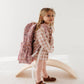 Hooded Shacket: Misty Rose Plaid