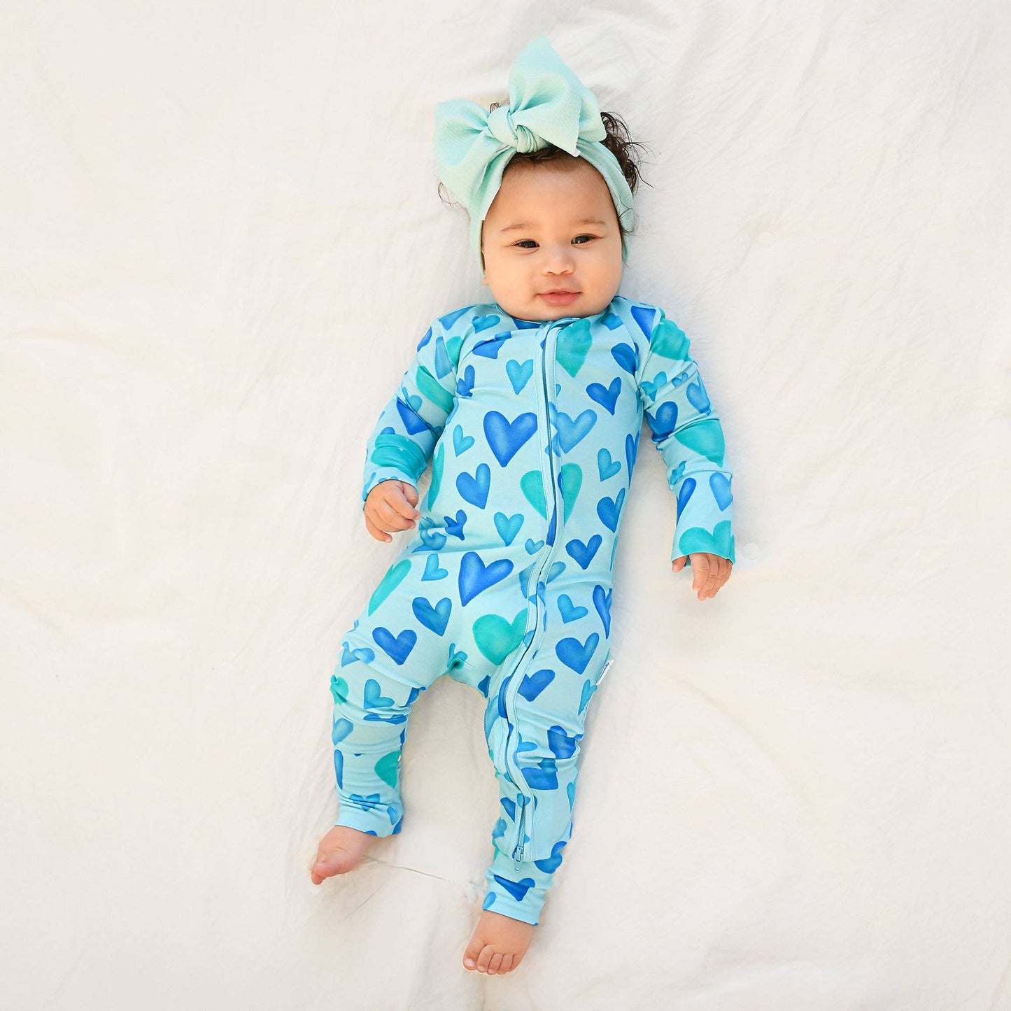 Cruz ZIP Valentines Day Bamboo One Piece Two Way Zipper