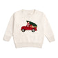 Christmas Truck Patch Sweatshirt - Natural - Boys Clothing