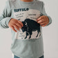 Boy's Long Sleeve Tee: Buffalo