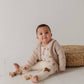 Patch Ribbed Leggings: Fox on Cream