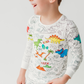 Dinosaur Coloring Pajamas 2 piece set made from Bamboo